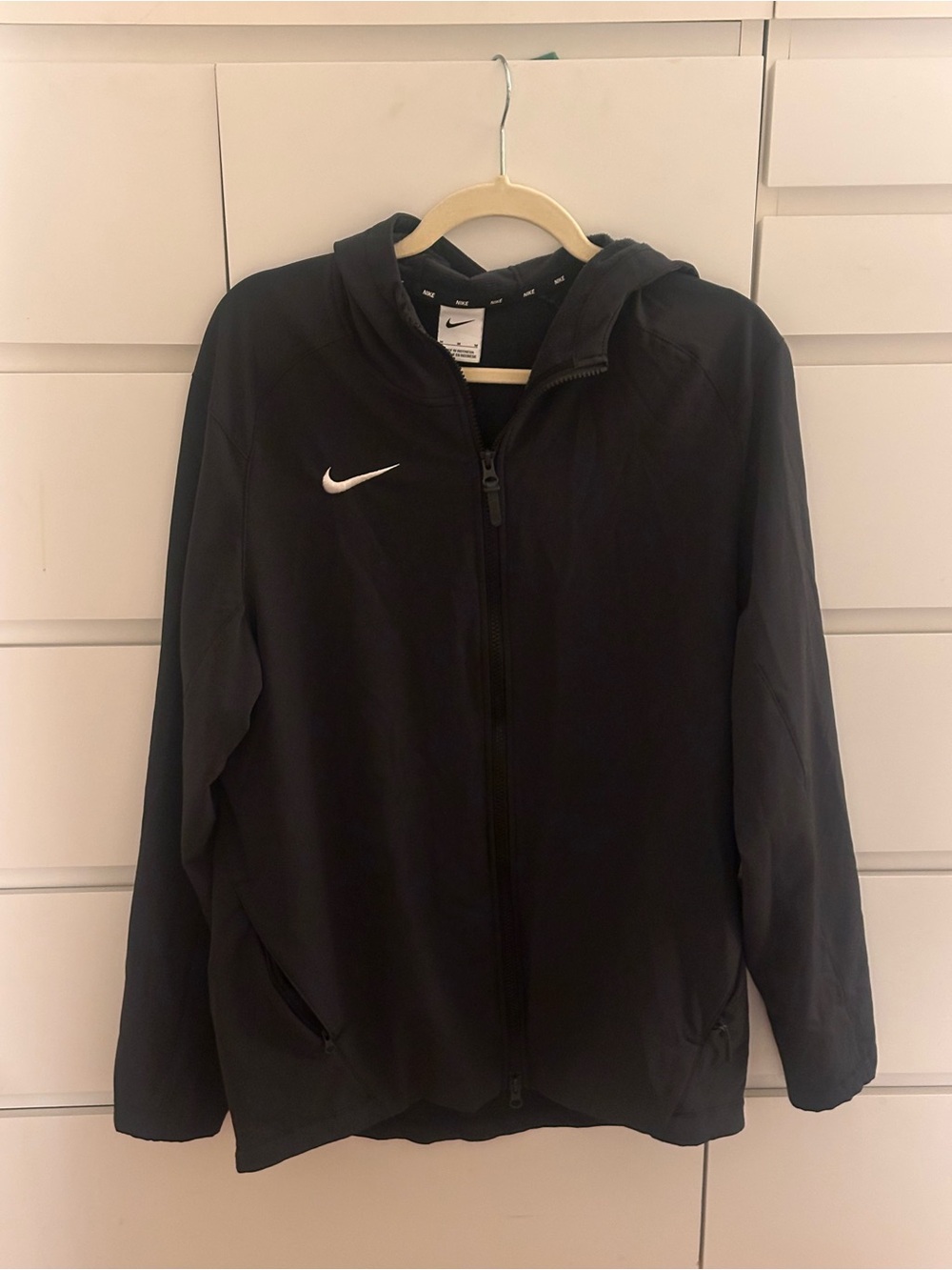 Nike Black Full-Zip Performance Hooded Jacket